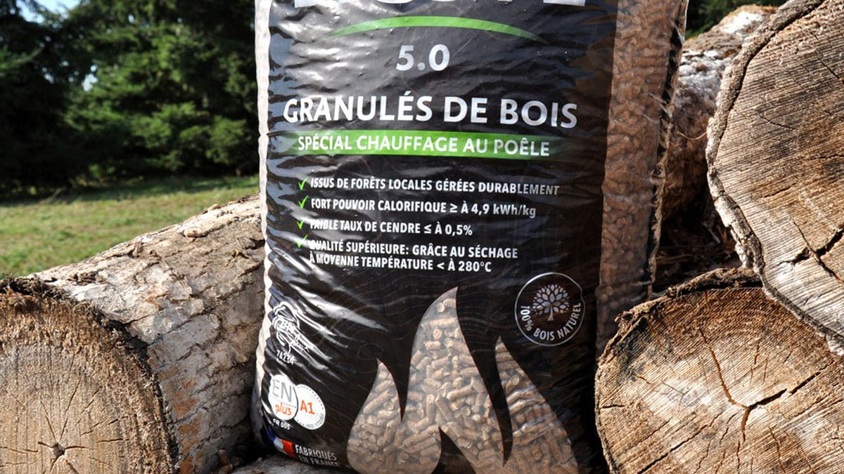 sac de granulés de bois