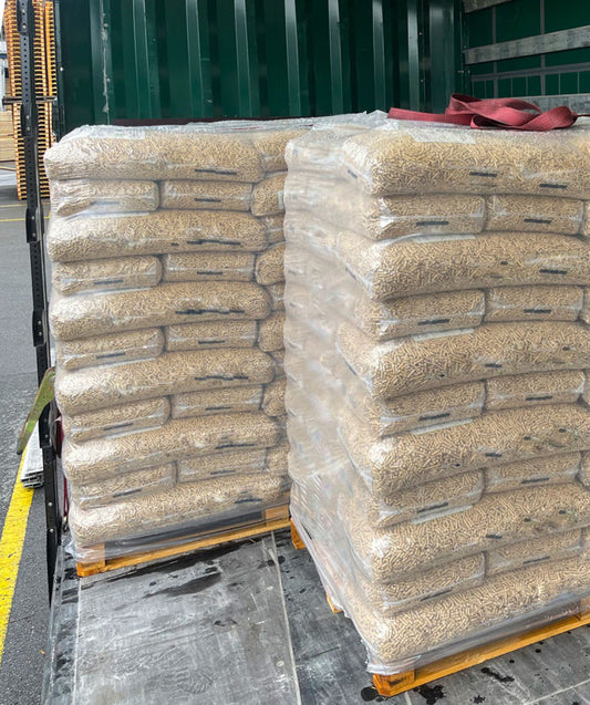 livraison granulés de bois en palettes