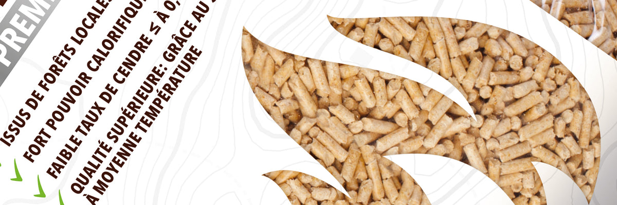 Palette de granulés bois