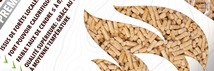 Palette de granulés bois